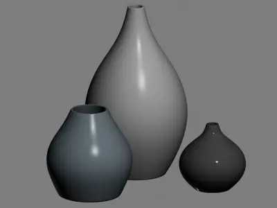 vase 17 3D model purchase