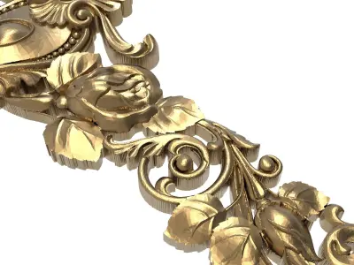 decorative pattern ready for 3D printing 3D model 44