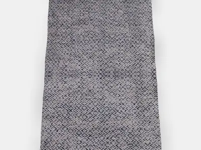 RORKAR Rug flatwoven Low-poly 3D model