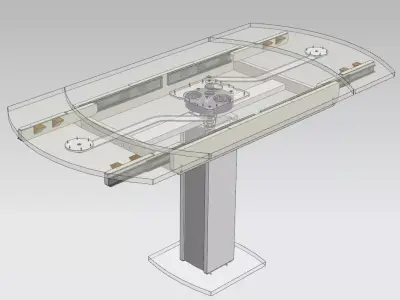 moon table 3D model