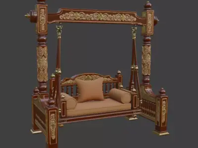 Royal Palace Style Swing 3D model