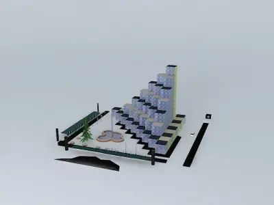 Cubical Step Center 3D model