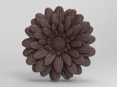flower cnc model 1  3D print model