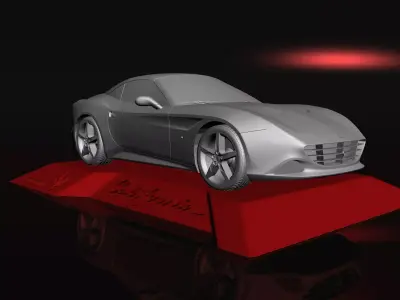 FERRARI CALIFORNIA T  3D PRINTABLE MODEL 3D print model