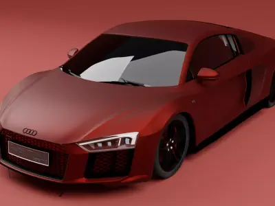 Car Audi R8 V10  3D model
