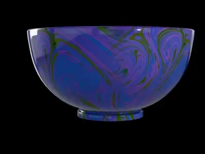 Home decorations Decorative Bowl Low-poly 3D model