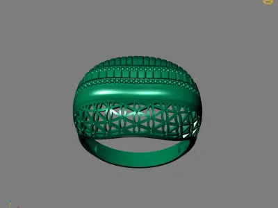 Women Plain Ring Ready STL Models Womens Ring 3d models 3D print model 21