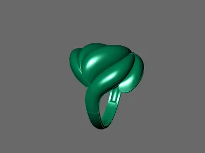 Women Ring Plain Ring Ready STL 3DM Models Womens Rings 3D print model buy