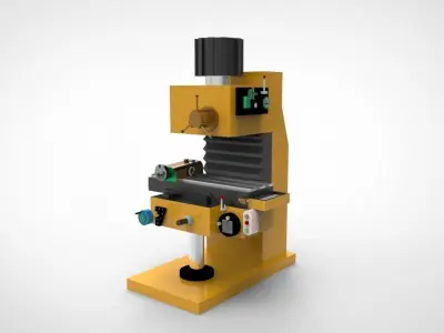 Miling Machine 4 3D model