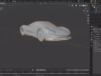 2019 McLaren Speedtail 3D model