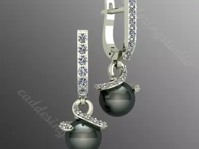 Earrings n8 3D print model