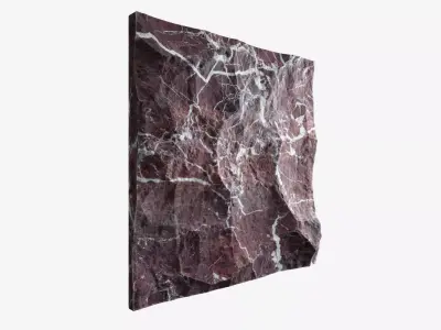 76-RockPanel marble wall art 3D model