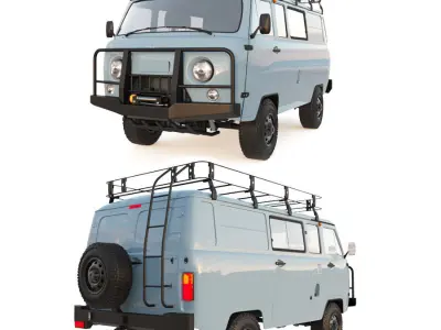 UAZ SGR EXPEDITION VAN 3D model