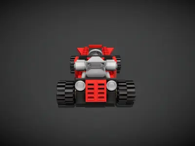 Lego Sport Car Gen 2 3D model