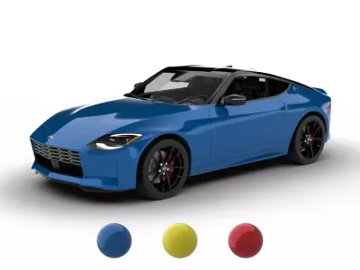 Nissan Z 2023 3d model 3D model