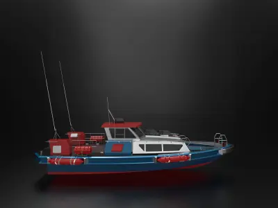 AL Patrol boat 3D model