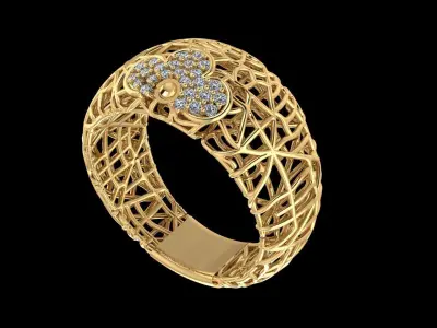 Net Ring  3D print model
