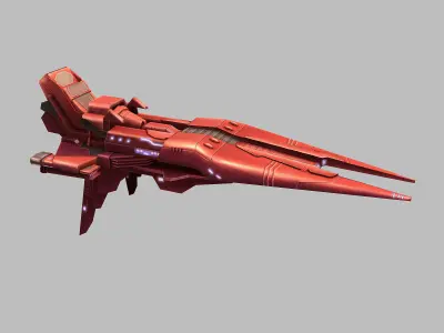 Scythe Battleship 01 3D model