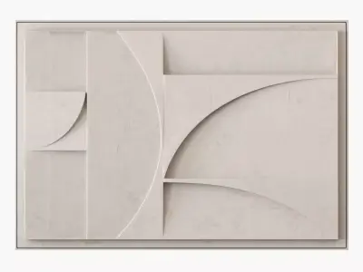 Extra Large Relief Artwork 3D model