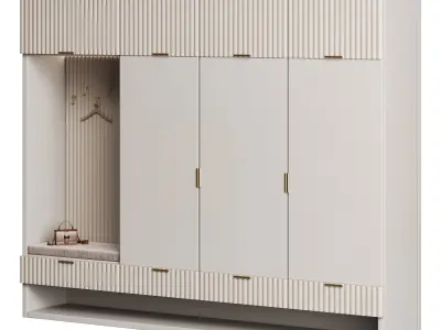 Hallway set 1 3D model