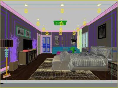 bedroom 12 3D model