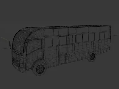 Matatu Minibus 3D model