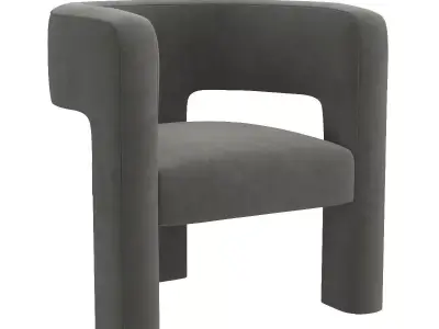 Crate and barrel Sculpt chair 3D model
