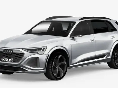Audi Q8 e-tron 2024 3D model