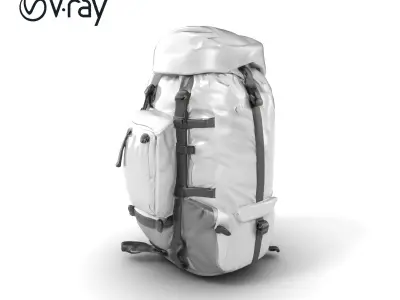 Expedition Backpack Adventure model pack Low-poly 3D model