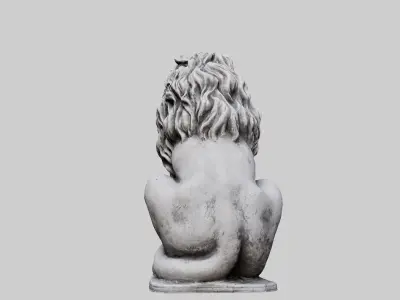 Lion Statue 3D model