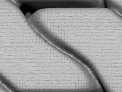 Cuban Chain Ring Stackble Ring 3D print model