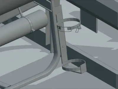 Trailer Gotti  Low-poly 3D model