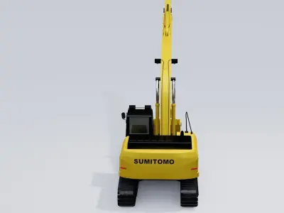 Model3D excavator Sumitomo SH200LC 3D model
