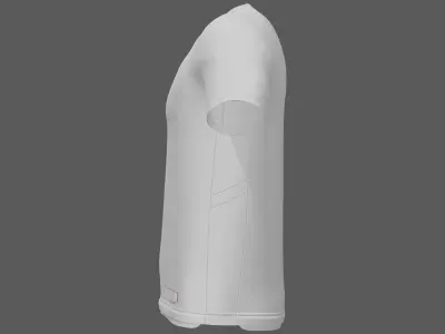sport t-shirt 3D model