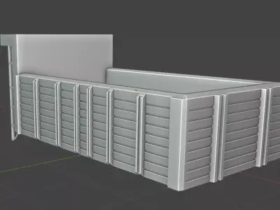 FORD Truck Static Trailer Model D1210 -11 for 3D Print 3D print model