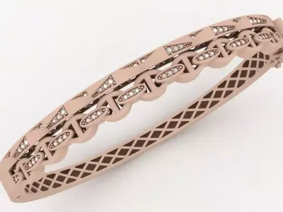 Bracelet 0014 3D print model