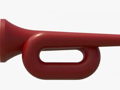 Lego Musical Instruments Saxophone 3D model