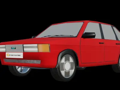 Austin Meastro GTX Low-poly 3D model
