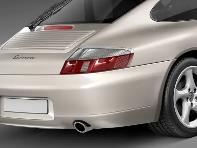 Porsche 911 996 Carrera 1997-2001 3D model
