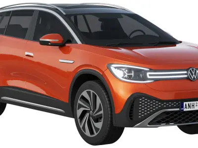 Volkswagen ID6 CROZZ 2022 3D model