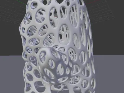 Pencilpot-Monster - Voronoi Style Free 3D print model