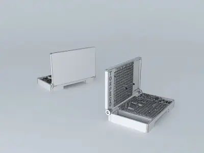 Battleship Board Game Free 3D model