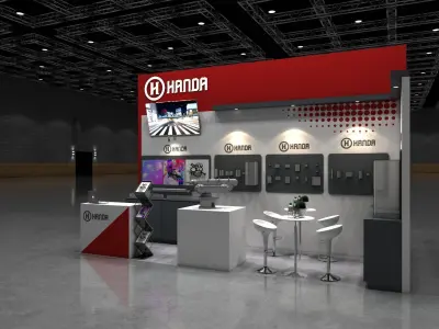 3X6 TECHNOLOGY BOOTH 3D model