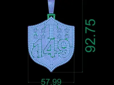 hiphop pendants 3D print model