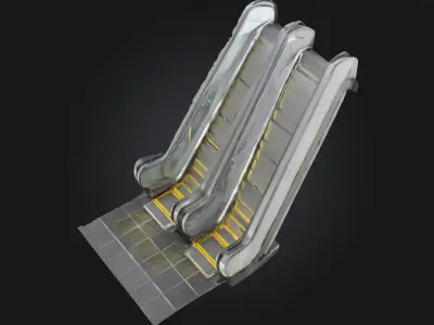 Ascend and Descend  Modular Stairs for Dynamic Scenes 3D model