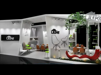 Exhibition - Area -10X13-3DMAX2009-01 3D model