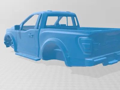 F-150 2022 3D print body car 3D print model