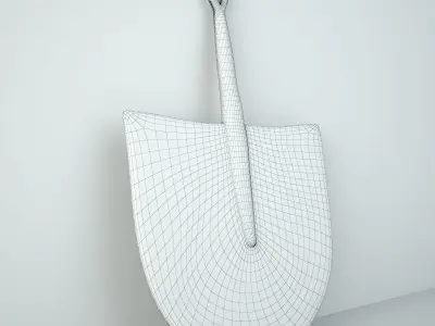 African Handwoven Fan 27 3D model
