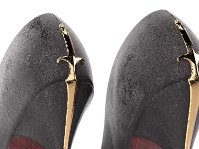 High heels louboutin 3D model