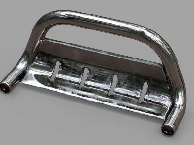 Nudge Bar - Vehicle Attachment Low-poly 3D model